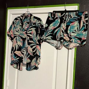 Torrid Tropical Short Set